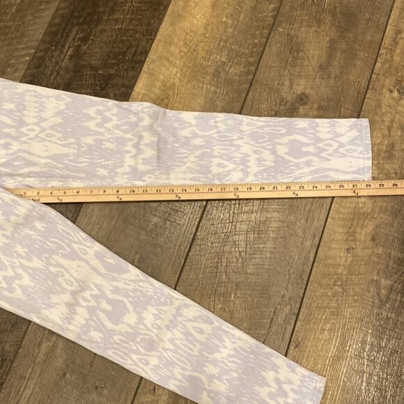 BLACK ORCHID Mid Rise White Print Skinny Jeans Size 28 - Picture 4 of 6